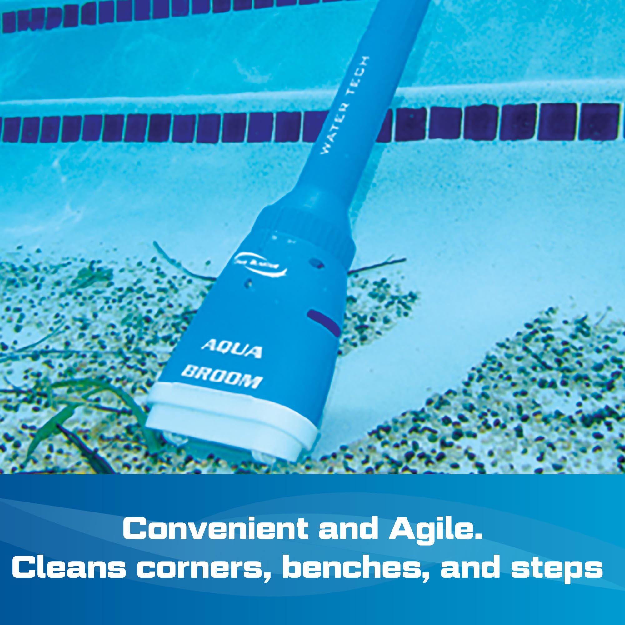 POOL BLASTER Aspirador de pó sem fio Aqua Vassoura para spa